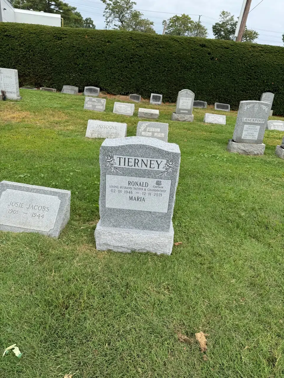 Black Granite Headstone hand-carved by Black Granite Shop in NJ — image 5