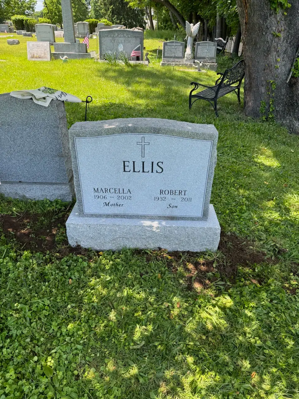 Black Granite Headstone hand-carved by Black Granite Shop in NJ — image 4